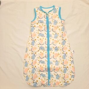 Beebaba baby wearable sleeveless blanget 100% organic cotton size medium